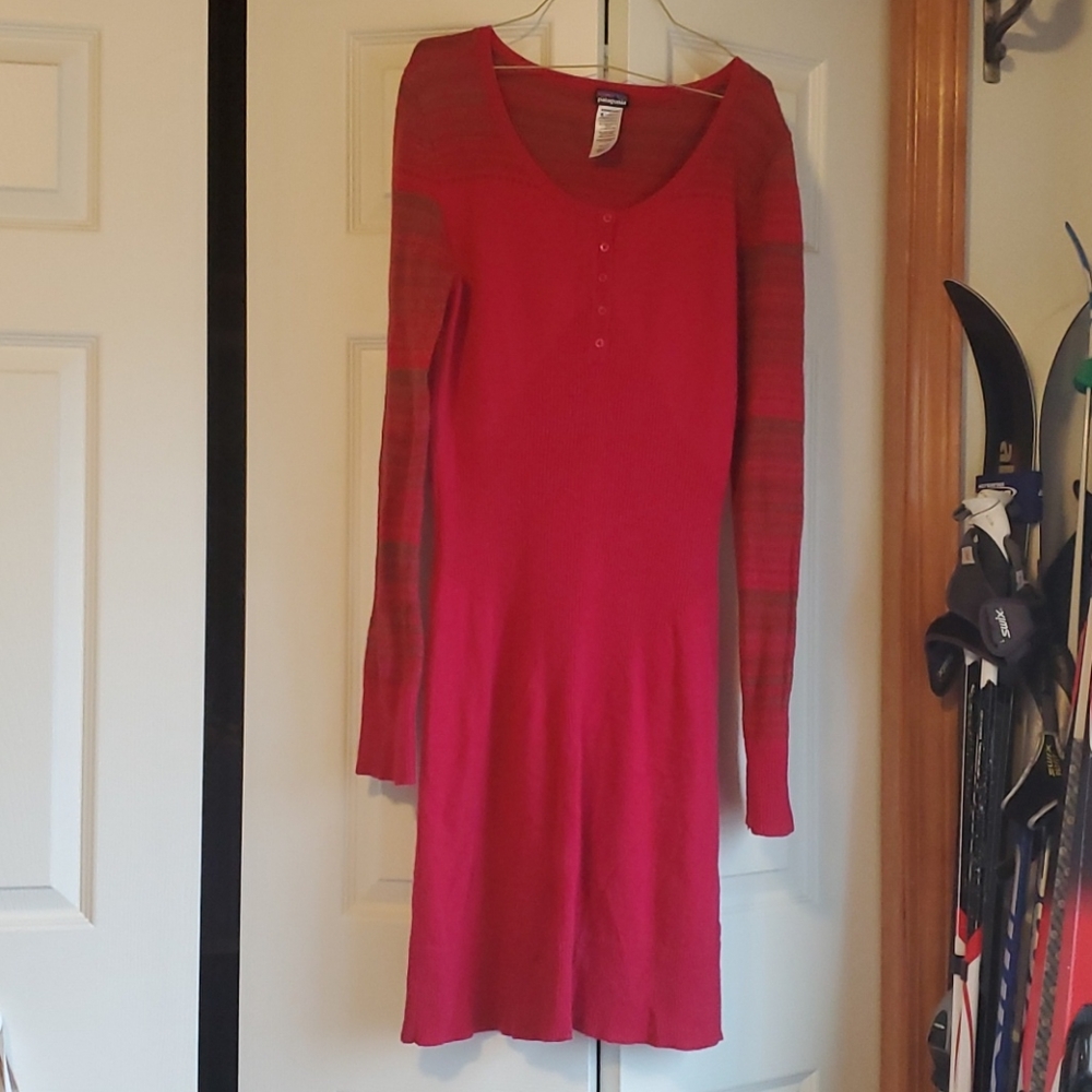 Women's size L Patagonia wool dress